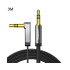 UGREEN AV119 (10728) 3.5mm 90 Degree Right Angle Extension Cable - 3M