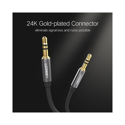 image of UGREEN AV119 (10737) 3.5mm Male to Male Extension Cable - 5M with Spec and Price in BDT