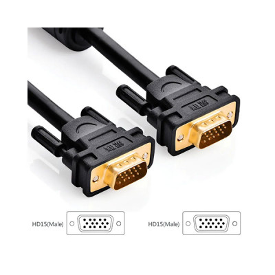 image of UGREEN VG101 (11630) VGA to VGA Cable - 1.5M with Spec and Price in BDT