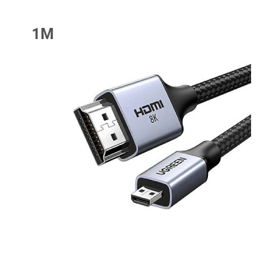image of Ugreen HD164 (15516) 8K Micro HDMI to HDMI Cable - 1M with Spec and Price in BDT