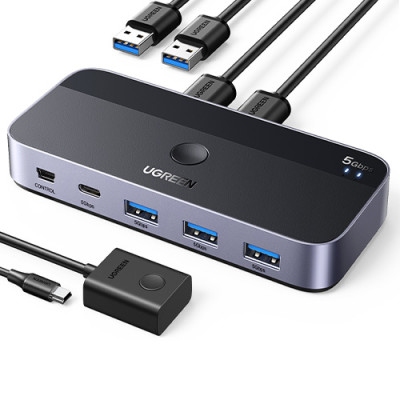 image of UGREEN CM662 (15705) USB 3.0 Sharing Switch with Spec and Price in BDT