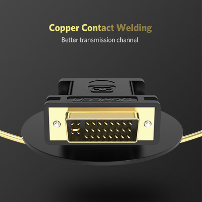 image of UGREEN 20122 DVI (24+5) to VGA Converter with Spec and Price in BDT