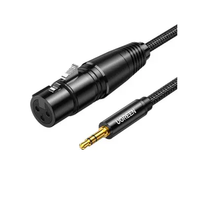 image of Ugreen AV182 (20763) 3.5mm 3-Pole to XLR Audio Cable - 1M with Spec and Price in BDT