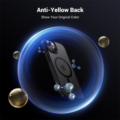 image of UGREEN LP748 (25400) Magnetic Protective Case for iPhone 15 - Black with Spec and Price in BDT