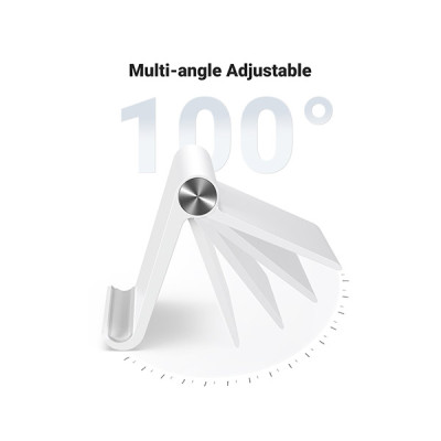 image of UGREEN LP115 (30485) Adjustable Portable Stand for iPad - White with Spec and Price in BDT