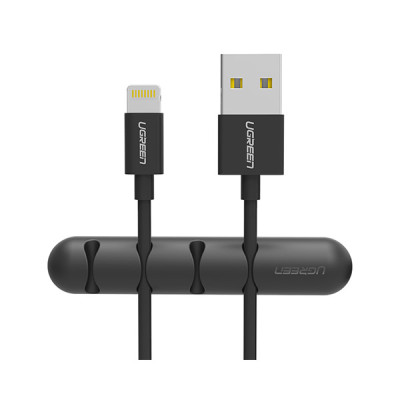 image of UGREEN LP114 (30762) Cable Organizer 2 Pack - Black with Spec and Price in BDT
