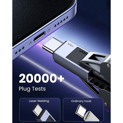 image of Ugreen L512 (45063) USB-C to USB-C Fast Charging Cable - 1M with Spec and Price in BDT