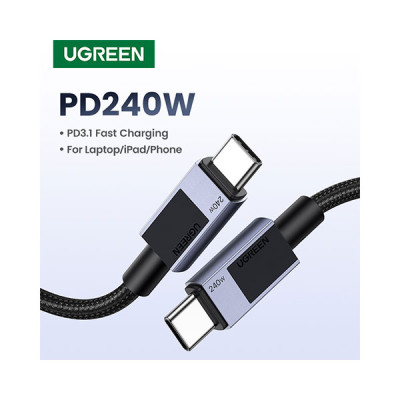 image of Ugreen L513 (45068) USB-C to USB-C Fast Charging Cable - 2M with Spec and Price in BDT