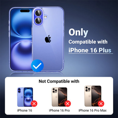 image of Ugreen CA106 (45918) Clear Protective Case for iPhone 16 Plus with Spec and Price in BDT
