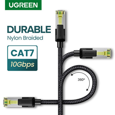 image of Ugreen NW150 (80421) Cat 7 Round Ethernet Cable - 1M with Spec and Price in BDT