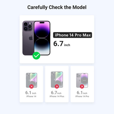 image of UGREEN LP620 (90941) Classy Clear Enhanced Protective Case for iPhone 14 Pro Max with Spec and Price in BDT