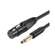 UGREEN AV131 (20721) 6.5mm to Cannon Female AV Cable - 5M