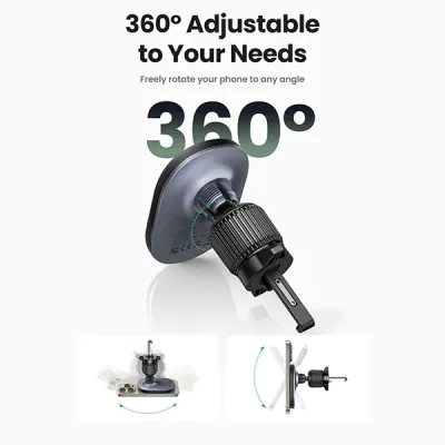 image of UGREEN CD345 (25925) 15W Magnetic Wireless Car Charger with Spec and Price in BDT