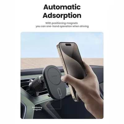 image of UGREEN CD345 (25925) 15W Magnetic Wireless Car Charger with Spec and Price in BDT