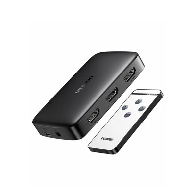 image of UGREEN CM332 (80125) 4K 3 In 1 Out HDMI Switcher with Spec and Price in BDT
