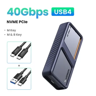 image of UGREEN CM642 (15976) USB4 M.2 NVMe SSD Enclosure with Spec and Price in BDT