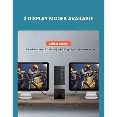image of UGREEN HD135 (70321) 8K HDMI M/M Round Cable - 2M with Spec and Price in BDT