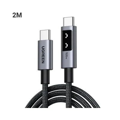 image of UGREEN L509 (35512) Uno USB-C to USB-C PD Fast Charging Cable - 2M with Spec and Price in BDT