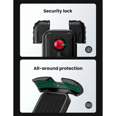 image of UGREEN LP494 (60548) Bike Phone Mount - Black with Spec and Price in BDT