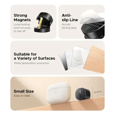 image of UGREEN LP886 (45797) Magnetic Cable Organizer 3-Pack with Spec and Price in BDT