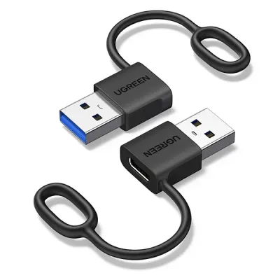 image of UGREEN LS502 (65332) USB-A Male to USB-C Female Adapter - 2 Pcs with Spec and Price in BDT