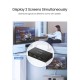 UGREEN 40201 HDMI Female to Female Black Splitter