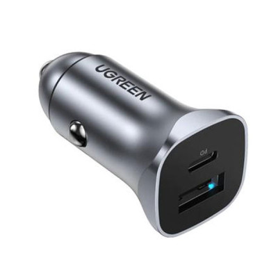 image of UGREEN CD130 (30780) Dual USB Car Charger with Spec and Price in BDT