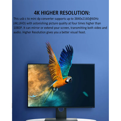 image of UGREEN CM236 (60351) USB-C to Mini DisplayPort Adapter with Spec and Price in BDT