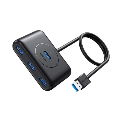 image of UGREEN CR113 (40850) USB 3.0 Hub with USB-C Port 1M - Black with Spec and Price in BDT