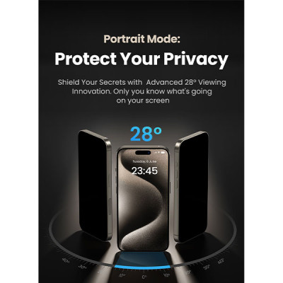 image of UGREEN SP407 (25618) Screen Protective Case for iPhone 15 with Spec and Price in BDT