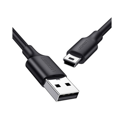 image of UGREEN US132 (10385) USB 2.0 Type-A to Mini USB 5 Pin Cable - 1.5M with Spec and Price in BDT