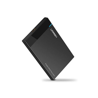 image of UGREEN US221 (30847) 2.5 Inch Hard Drive Enclosure with Built-in USB 3.0 Cable with Spec and Price in BDT