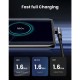UGREEN US284 (50941) Right Angle USB-A to USB-C Cable 1m (Space Gray)