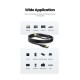 UGREEN US128 (10370) USB-A 3.0 Male to Male Cable - 1M