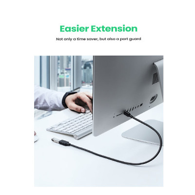 image of UGREEN US129 (90722) USB-A Male to Female Extension Cable - 5M with Spec and Price in BDT