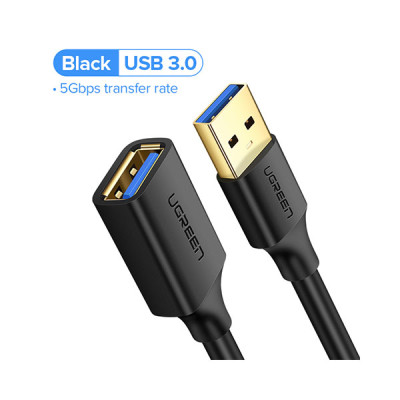 image of UGREEN US129 (90722) USB-A Male to Female Extension Cable - 5M with Spec and Price in BDT