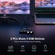 UGREEN US216 (30767) 2 In 4 Out USB 2.0 Sharing Switch Box
