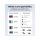 UGREEN US557 (15269) USB-C Silicone Fast Charging Cable - 2M