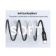 UGREEN US557 (15275) USB-C Silicone Fast Charging Cable - 1M