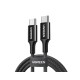 UGREEN US557 (15275) USB-C Silicone Fast Charging Cable - 1M