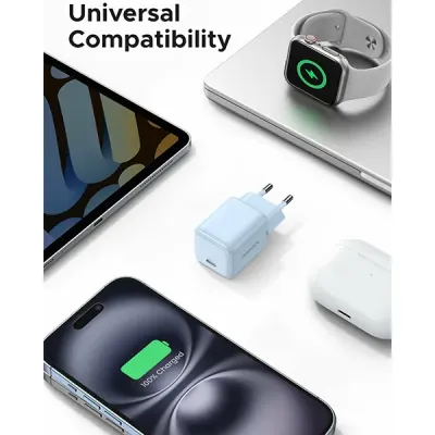 image of UGREEN X512 (55555) 20W USB-C GaN Fast Charger - EU with Spec and Price in BDT