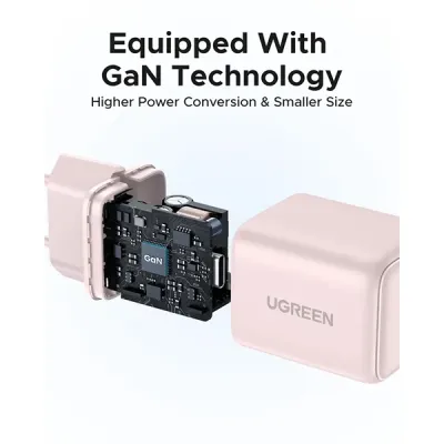 image of UGREEN X512 (55556) 20W USB-C GaN Fast Charger - EU with Spec and Price in BDT