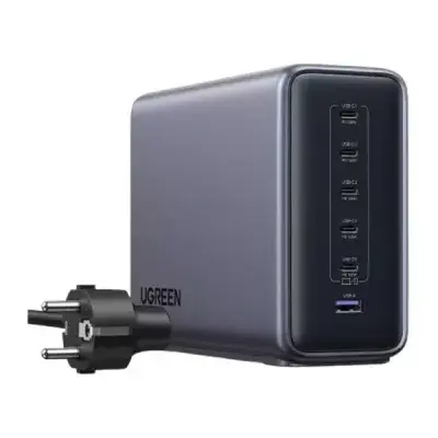 image of UGREEN X759 (55550B) 6-Port 500W GaN Desktop Fast Charger - EU with Spec and Price in BDT