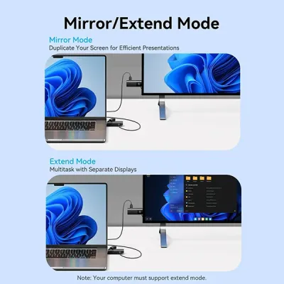 image of VENTION ADKB0 Wireless HDMI Transmitter and Receiver - Black with Spec and Price in BDT