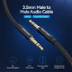 Vention BAWBJ Cotton Braided 3.5mm Male Audio Cable - 5M