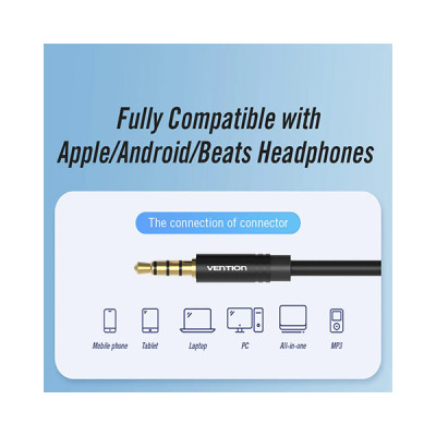 image of VENTION BBVBY 3.5mm to 2*3.5mm Stereo Splitter Cable with Spec and Price in BDT