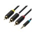 VENTION BCBBH 3.5mm to 3RCA AV Cable - 2M