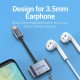 VENTION BGS USB C to 3.5mm & Type C Cable Adapter