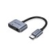 VENTION BGS USB C to 3.5mm & Type C Cable Adapter