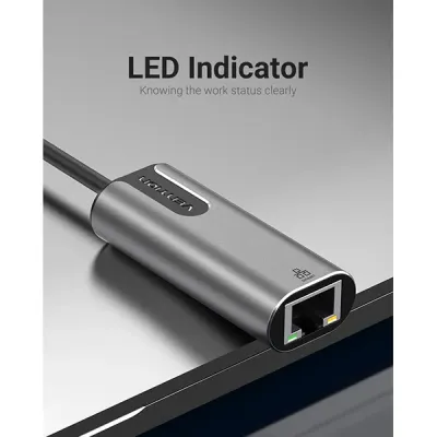 image of Vention CEWHB USB 3.0 Type-A to Gigabit Ethernet Adapter - 0.15M with Spec and Price in BDT